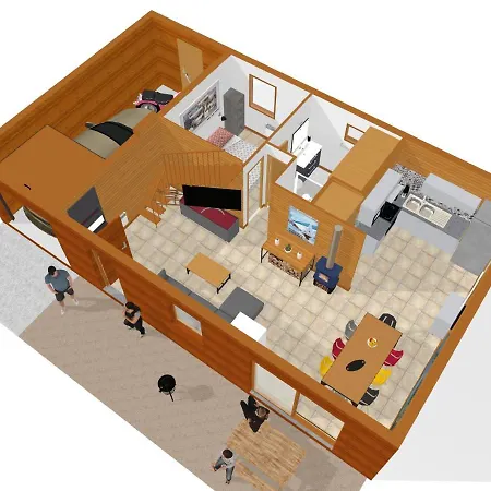 Chalet Confort 'le Grand Pre', Terrain Cloture, Garage *