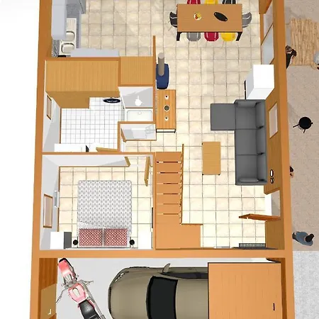 Confort 'le Grand Pré', Terrain Clôturé, Garage Chalet