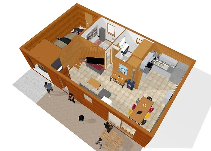 Chalet Confort 'le Grand Pre', Terrain Cloture, Garage *